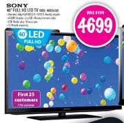 Sony 40" Full HD LED TV (KDL-40EX650)