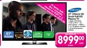 Samsung 51" (130cm) 3D Smart Full HD Plasma TV (PS51E550)