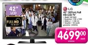 LG 42" (107cm) Full HD LCD TV (42CS460)