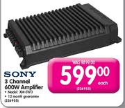 Sony 3 Channel 600W Amplifier (XM-SW3)