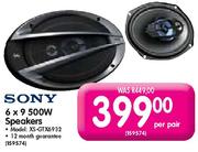 Sony 6 x 9 500W Speakers-per pair (XS-GTX6932)