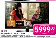 LG 42" (107cm) 3D Full HD LED TV (42LM3400)