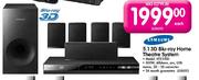 Samsung 5.1 3D Blu-Ray Home Theatre System (HTE3500)