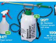 Mr. Gardener Pressure Sprayer with Strap-5 Ltr each