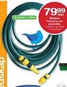 Riviera Tuinslang Met Passtukke-12.5mm x 20m
