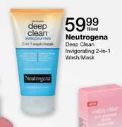 Neutrogena Deep Clean Invigorating 2-In-1 Wash/Mask-150ml
