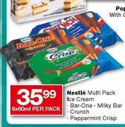 Nestle Multi Pack Ice Cream-6 x 60ml Per Pack