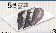 Extra-Large West Coast Soles-100g