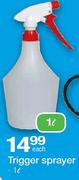 Trigger Sprayer-1ltr Each