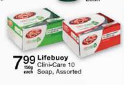 Lifebuoy Clini-Care 1o Soap - 150gm Each