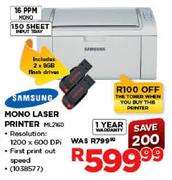 Samsung ML-2160 Mono Laser Printer