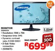 Samsung Monitor LED(S19A100N)-18.5"