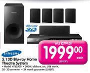Samsung 5.1 3D Blu-Ray Home Theatre System (HTE3500)