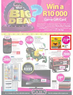 Game : What's The Big Deal (18 Oct - 21 Oct), page 1