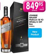Johnnie Walker Platinum 18 Yo Whisky In Gift Box-1x750ml