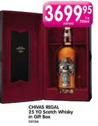 Chivas Regal 25 Yo Scotch Whisky In Gift Box-1x750ml