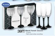 Black Forest Glasses-3 Per Pack