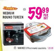 Marinex Medium Round Tureen - Per Set