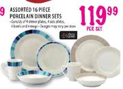 Porcelain Dinner Set - 16 Piece Per Set