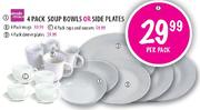 Simple Choice 4 Pack Cups and Saucers
