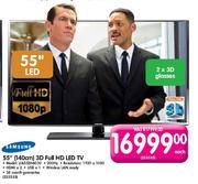 Samsung 3D Full HD LED TV (UA55EH6030)-55"(140cm) Each