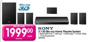 Sony 5.1 3D Blu-Ray Home Theatre System-Each