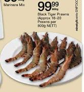 Black Tiger Prawns-800g