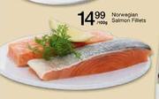 Narwegian Salmon Fillets-Per 100g