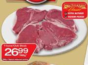 T-Bone/Club Steak-Per 300g