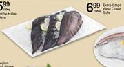 Extra-Large West Coast Sole-Per 100g