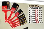 Academy Layman Brushes - 38mm