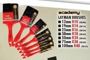 Academy Layman Brushes - 12mm