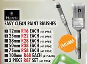 Harry Easy Clean Paint Brushes - 3 Piece Per Set