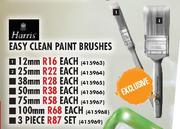 Harry Easy Clean Paint Brushes - 100mm Each