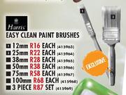 Harry Easy Clean Paint Brushes - 12mm Each
