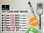 Harry Easy Clean Paint Brushes - 38mm Each
