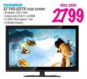 Telefunken 32" FHD LED TV(TLED-32FHDP)