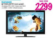 Telefunken 26" FHD LED TV(TLED-26FHDP)