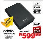 ADATA hard drive(1038753)-500GB