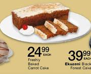 Freshly Baked Carrot Cake Each