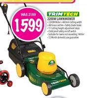 Trimtech 2200w sale lawnmower