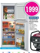 Kelvinator White Top Freezer Fridge-138ltr
