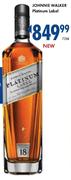 Johnnie Walker Platinum Label-750ml