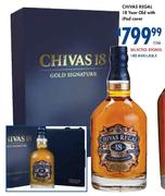 Chivas Regal 18 Year Old with iPad Cover-750ml