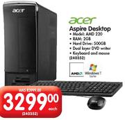 Acer Aspire Desktop-AMD220 Each