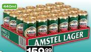 Amstel Lager Cans-24x440ml