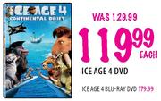 Ice Age 4 Blu-Ray DVD