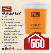 Fired Earth Granular Paint-20l