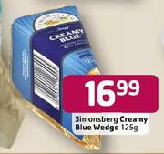 Simonsberg Creamy Blue Wedge-125g 