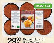 Ekuzeni Low GI Bran Muffins-6's